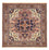 Perserteppich - Nomadic quadratisch  - 200 x 194 cm - hellrot