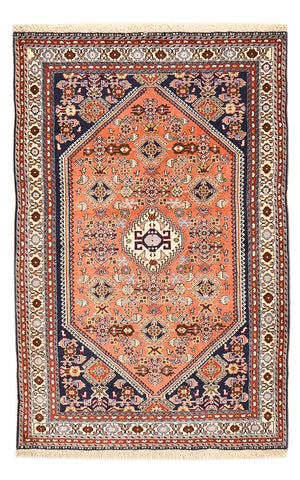 Gabbeh Teppich - Kaschkuli Perser - 152 x 100 cm - hellrot