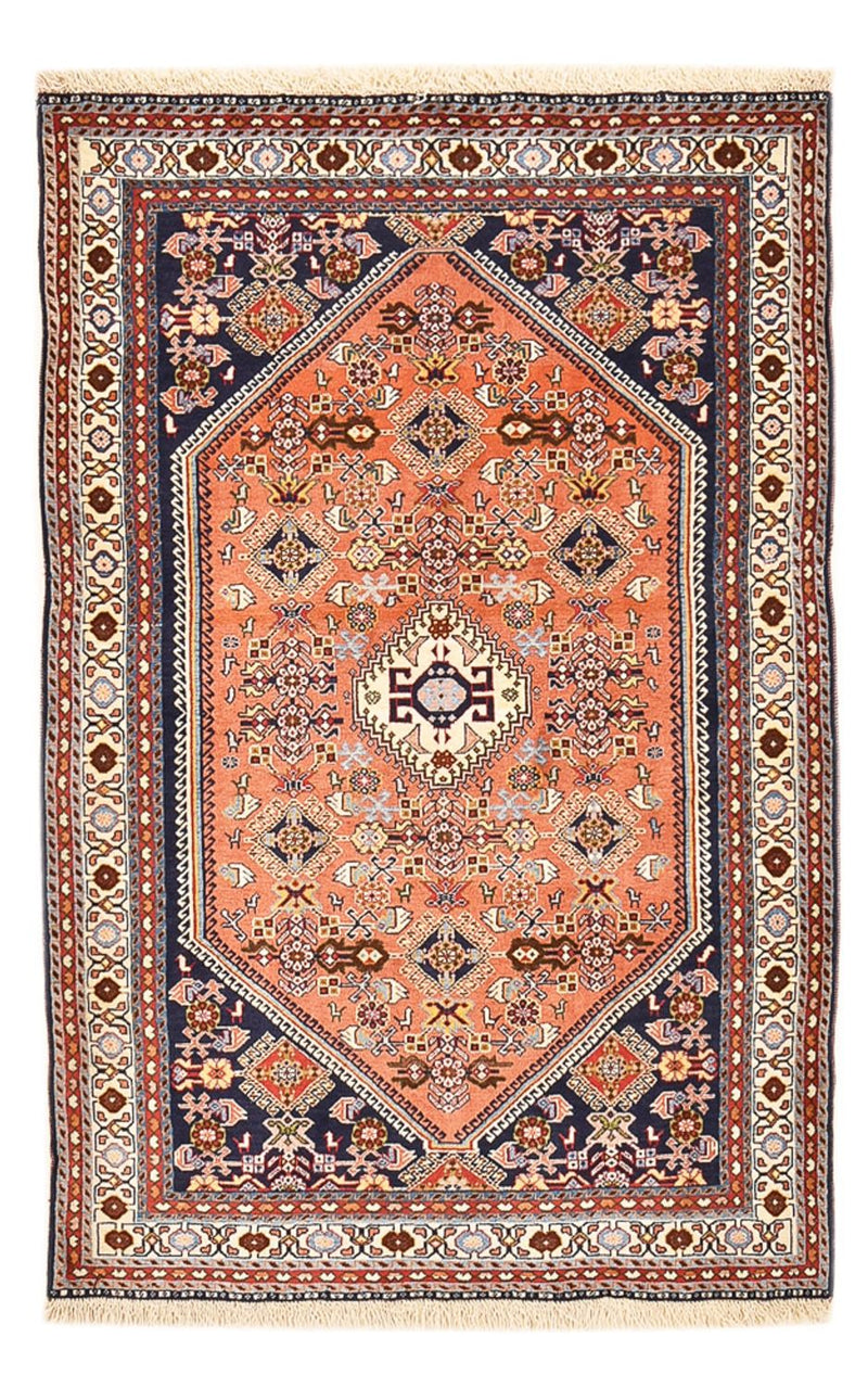 Gabbeh Teppich - Kaschkuli Perser - 152 x 100 cm - hellrot