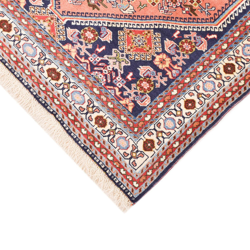 Gabbeh Teppich - Kaschkuli Perser - 152 x 100 cm - hellrot