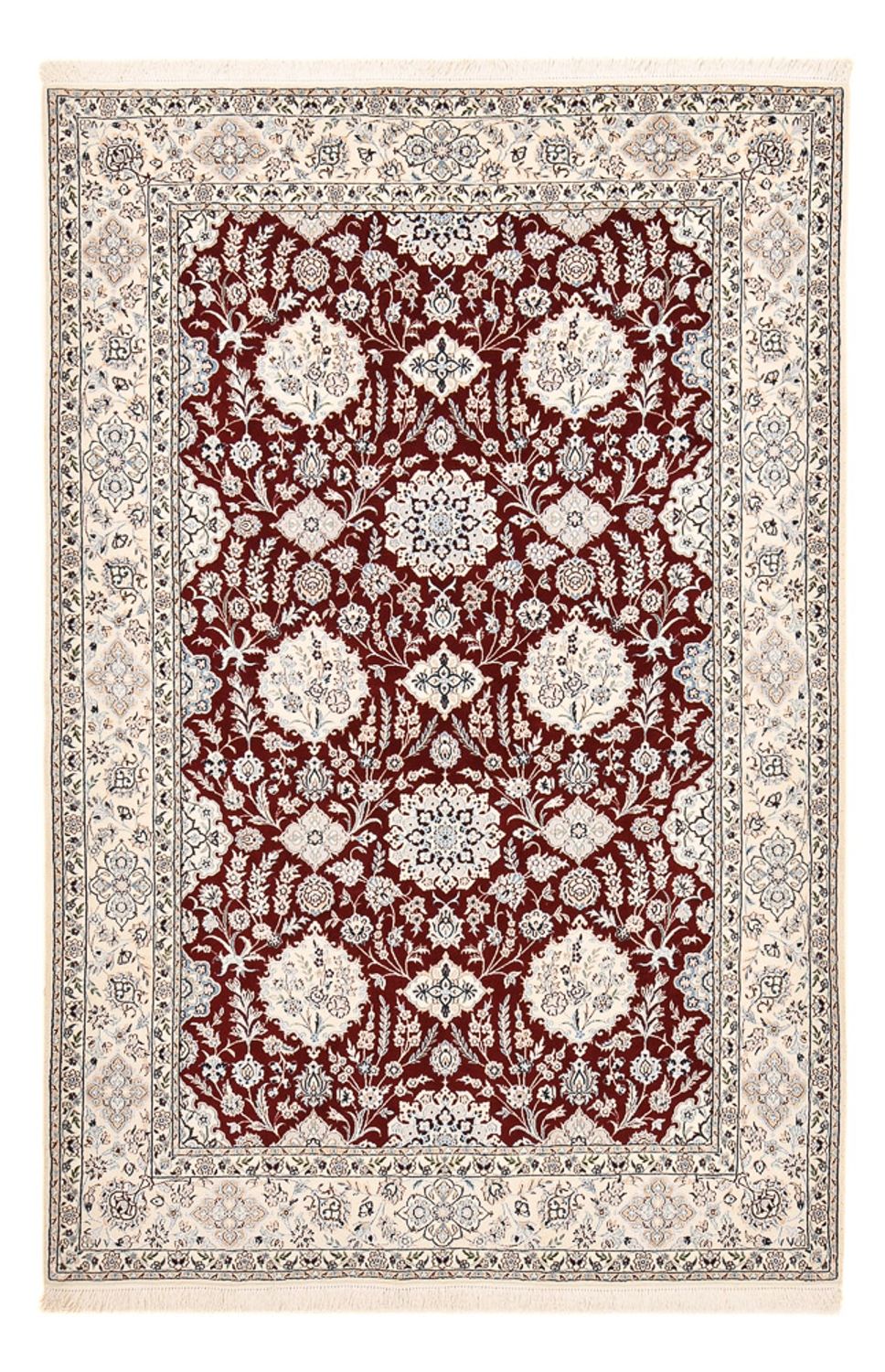 Perserteppich - Nain - Premium - 227 x 146 cm - rot