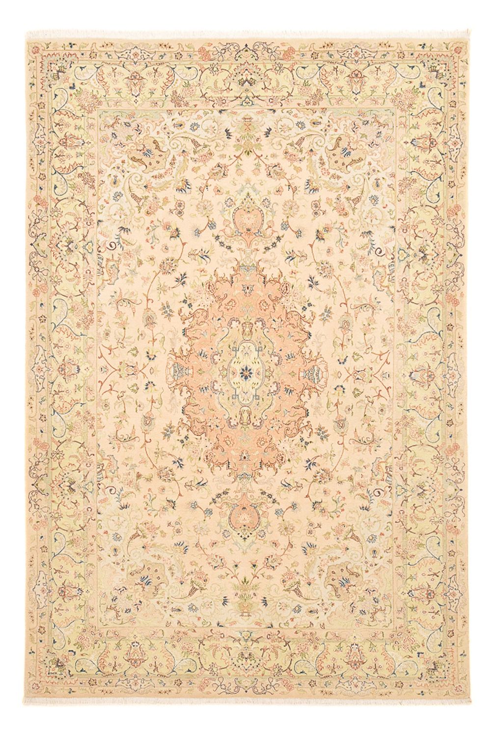 Perserteppich - Täbriz - Royal - 303 x 201 cm - hellbeige