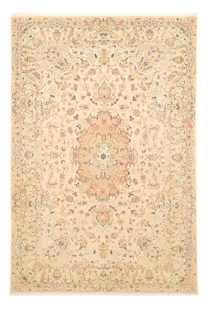 Perserteppich - Täbriz - Royal - 303 x 201 cm - hellbeige