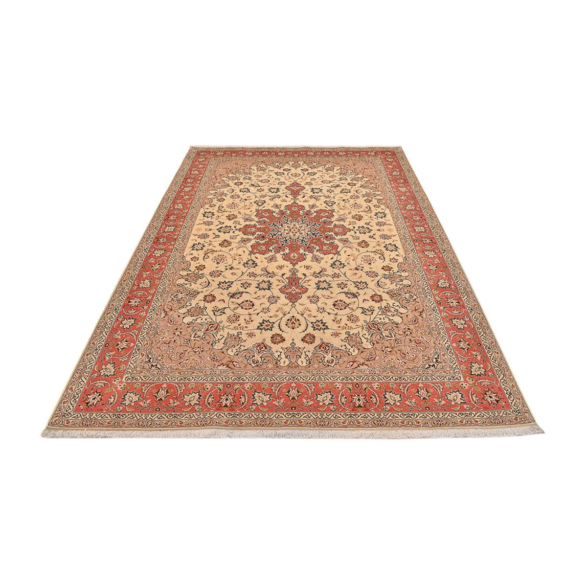 Perserteppich - Täbriz - Royal - 296 x 203 cm - beige