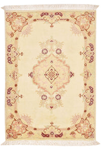 Tapis persan - Tabriz - Royal - 89 x 58 cm - beige clair