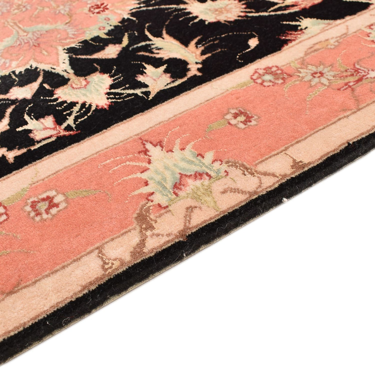 Perserteppich - Täbriz - Royal - 116 x 75 cm - dunkelblau