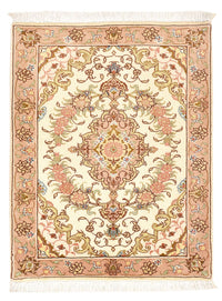 Tapis persan - Tabriz - Royal - 82 x 62 cm - beige foncé