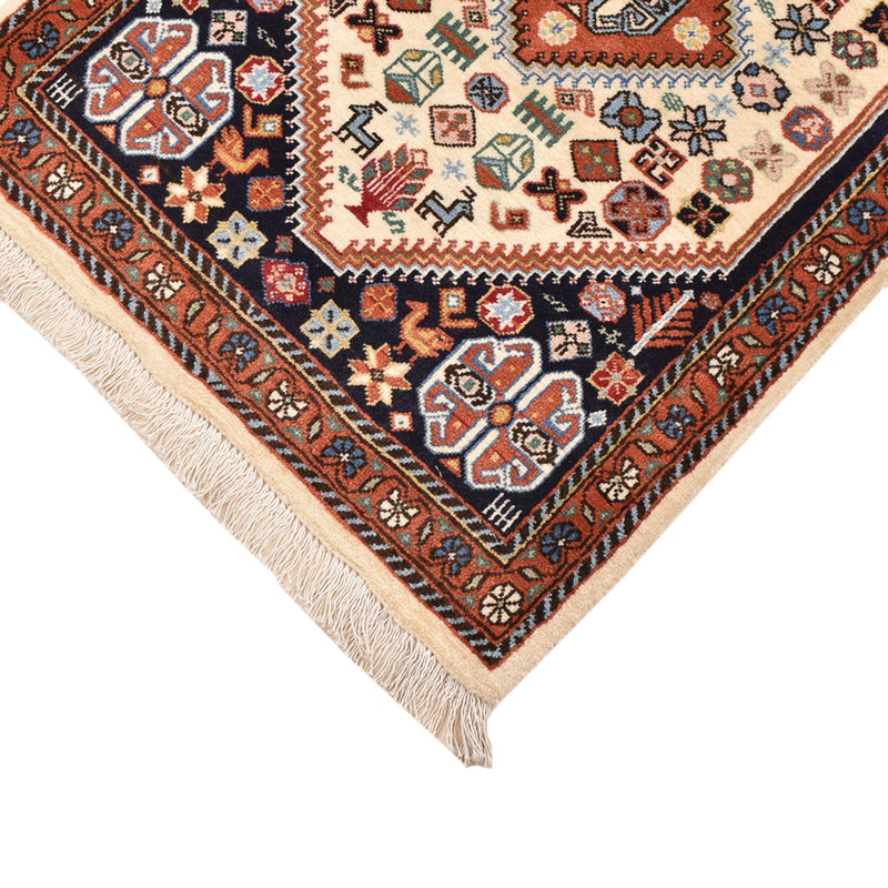 Gabbeh Teppich - Kaschkuli Perser - 95 x 64 cm - mehrfarbig