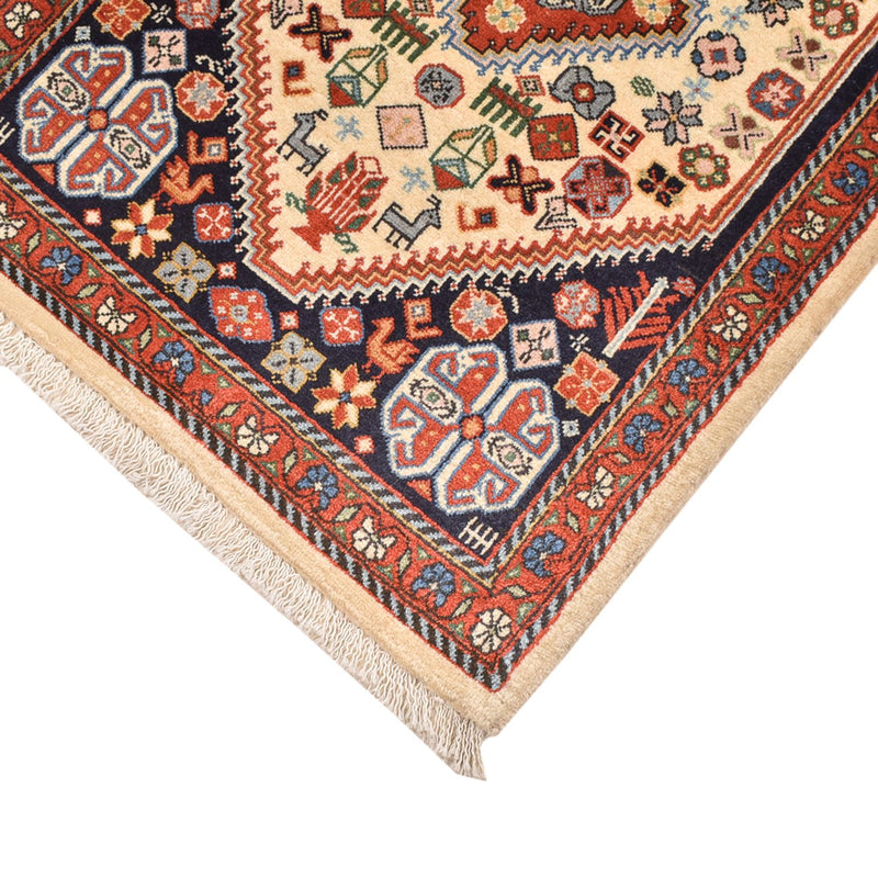 Gabbeh Teppich - Kaschkuli Perser - 90 x 60 cm - mehrfarbig