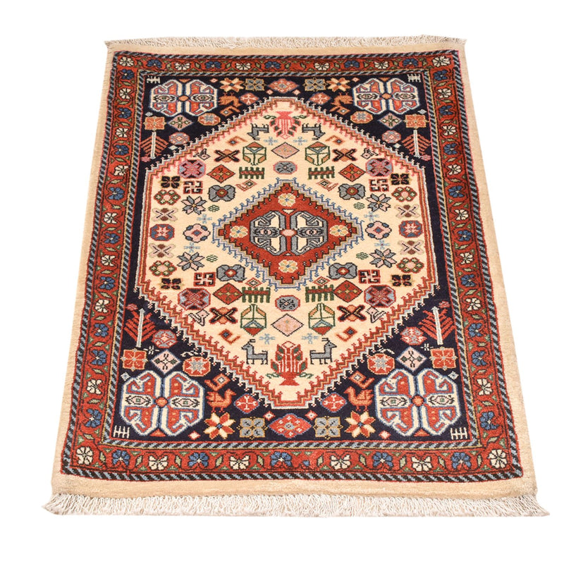 Gabbeh Teppich - Kaschkuli Perser - 90 x 60 cm - mehrfarbig