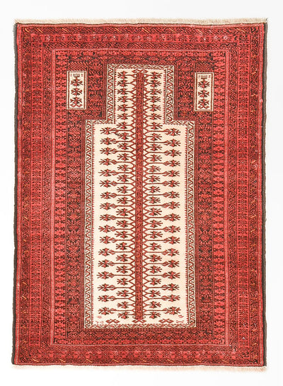 Belutsch Teppich 102x143cm - Orientteppich - rot