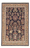 Ilam Tapis 130x200cm - Tapis persan - bleu foncé - Rectangle / Bleu foncé / 130 x 200 cm Rectangle
