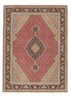 Tapis de Tabriz - 50 rangs Tapis 150x205cm - Tapis persan - rouge - Rectangle / Rouge / 150 x 205 cm Rectangle