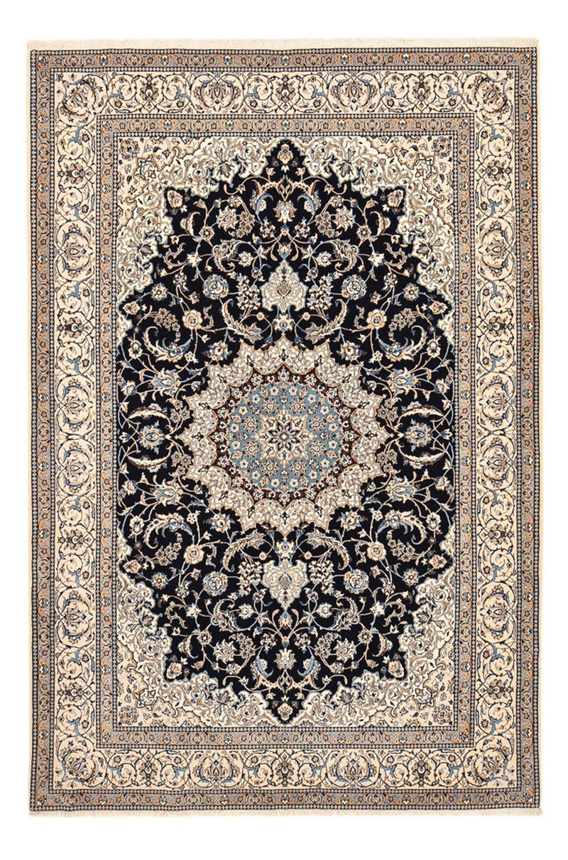 Perserteppich - Nain - Premium - 302 x 197 cm - dunkelblau