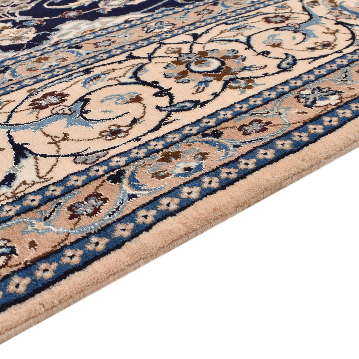Perserteppich - Nain - Premium - 302 x 197 cm - dunkelblau
