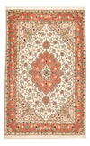 Tabriz - 60 Raj Tappeto 102x160cm - Tappeto persiano - beige - Rettangolo / Beige / 102 x 160 cm Rettangolo