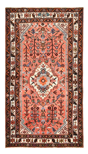 Perserteppich - Nomadic - 197 x 112 cm - hellrot