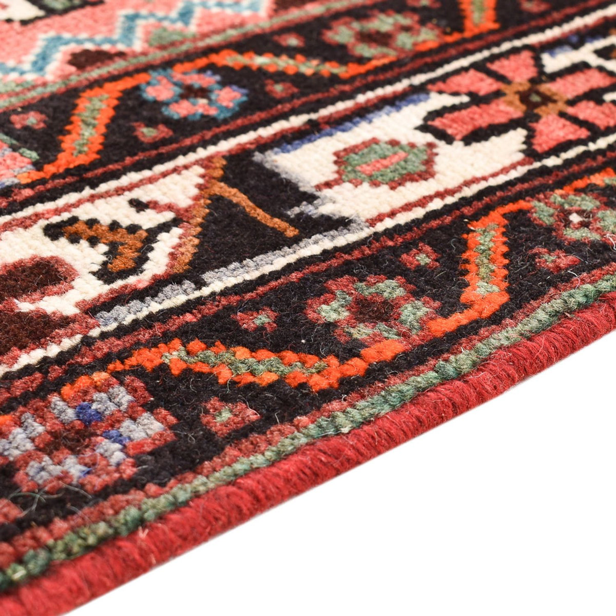 Perserteppich - Nomadic - 197 x 112 cm - hellrot