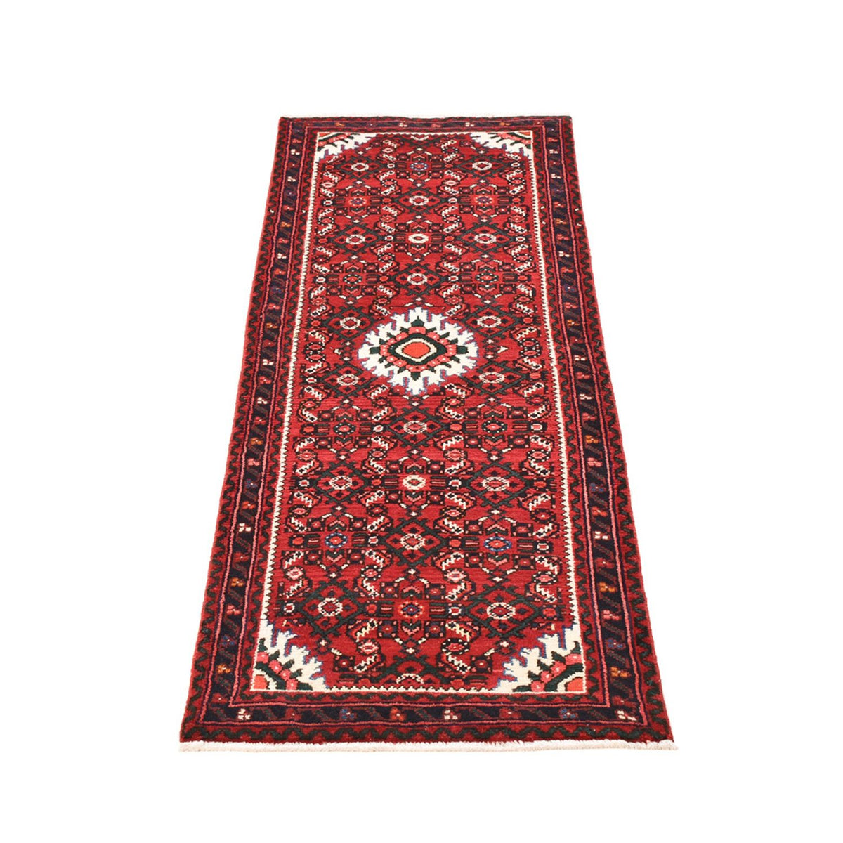 Läufer Perser - Nomadic - 195 x 64 cm - dunkelrot
