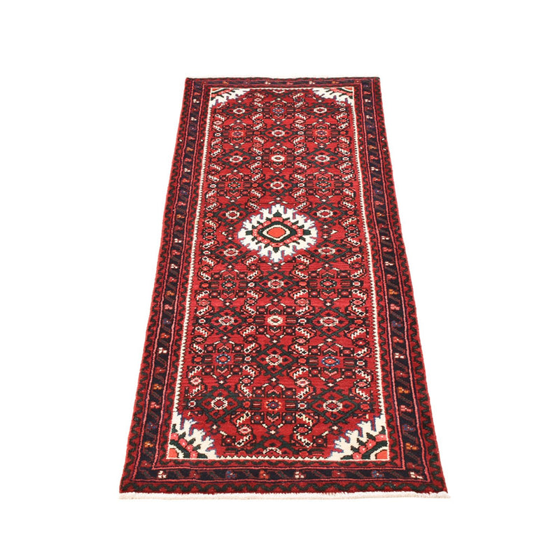 Läufer Perser - Nomadic - 195 x 64 cm - dunkelrot