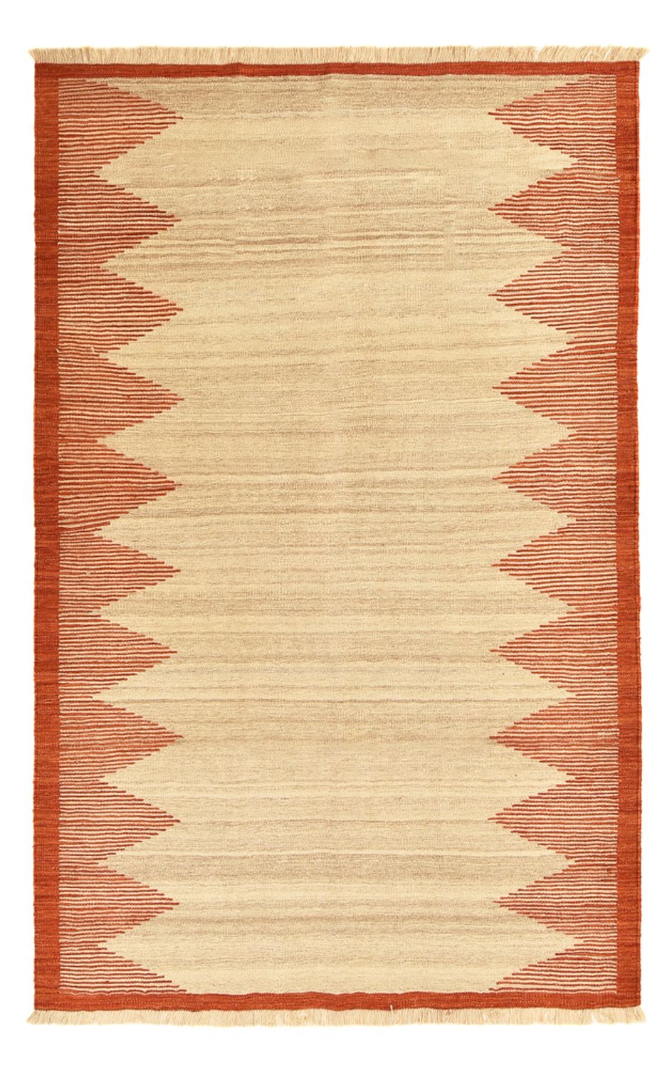 Kelim Teppich - Trendy - 242 x 155 cm - beige