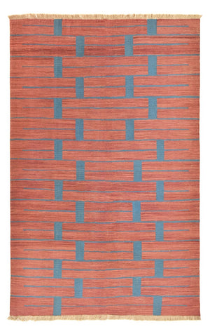 Kelim Teppich - Trendy - 294 x 193 cm - mehrfarbig