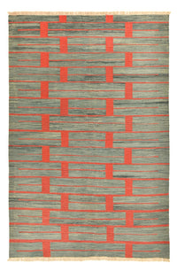 Tapis Kelim - Tendance - 291 x 193 cm - multicolore