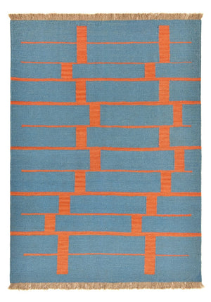 Kelim Teppich - Trendy - 170 x 119 cm - mehrfarbig