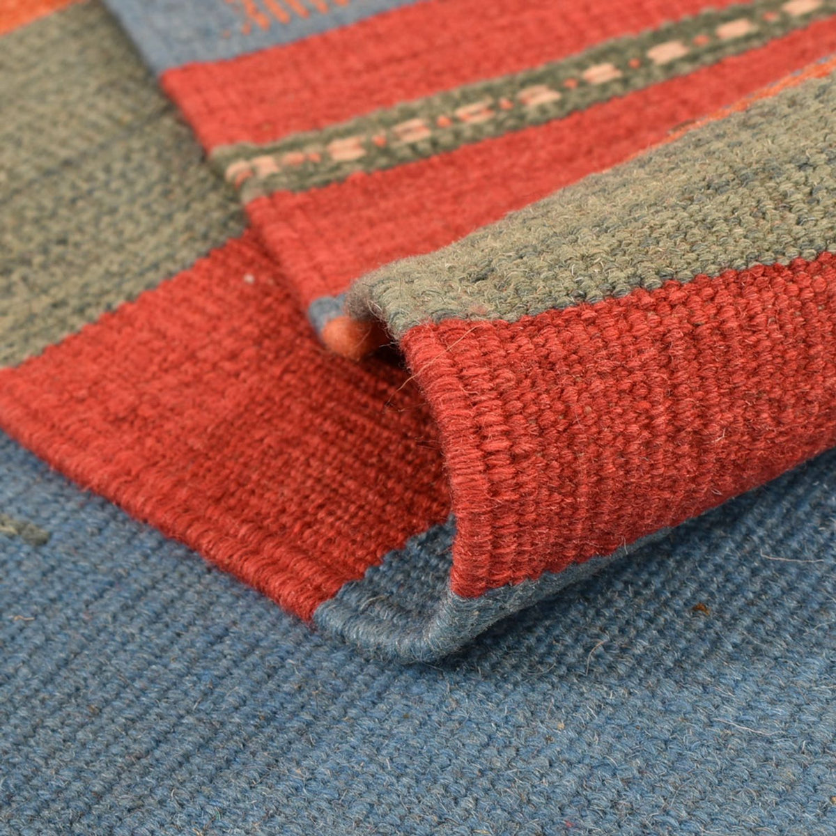 Kelim Teppich - Trendy - 200 x 145 cm - mehrfarbig