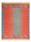 Kelim Teppich - Trendy - 189 x 146 cm - mehrfarbig