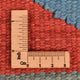 Kelim Teppich - Trendy - 189 x 146 cm - mehrfarbig