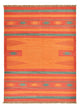 Kelim Teppich - Trendy - 203 x 155 cm - mehrfarbig