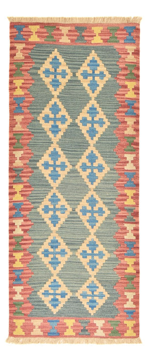 Läufer Kelim - Oriental - 190 x 80 cm - mehrfarbig