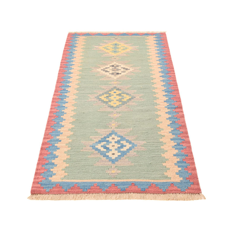 Läufer Kelim - Oriental - 204 x 84 cm - mehrfarbig