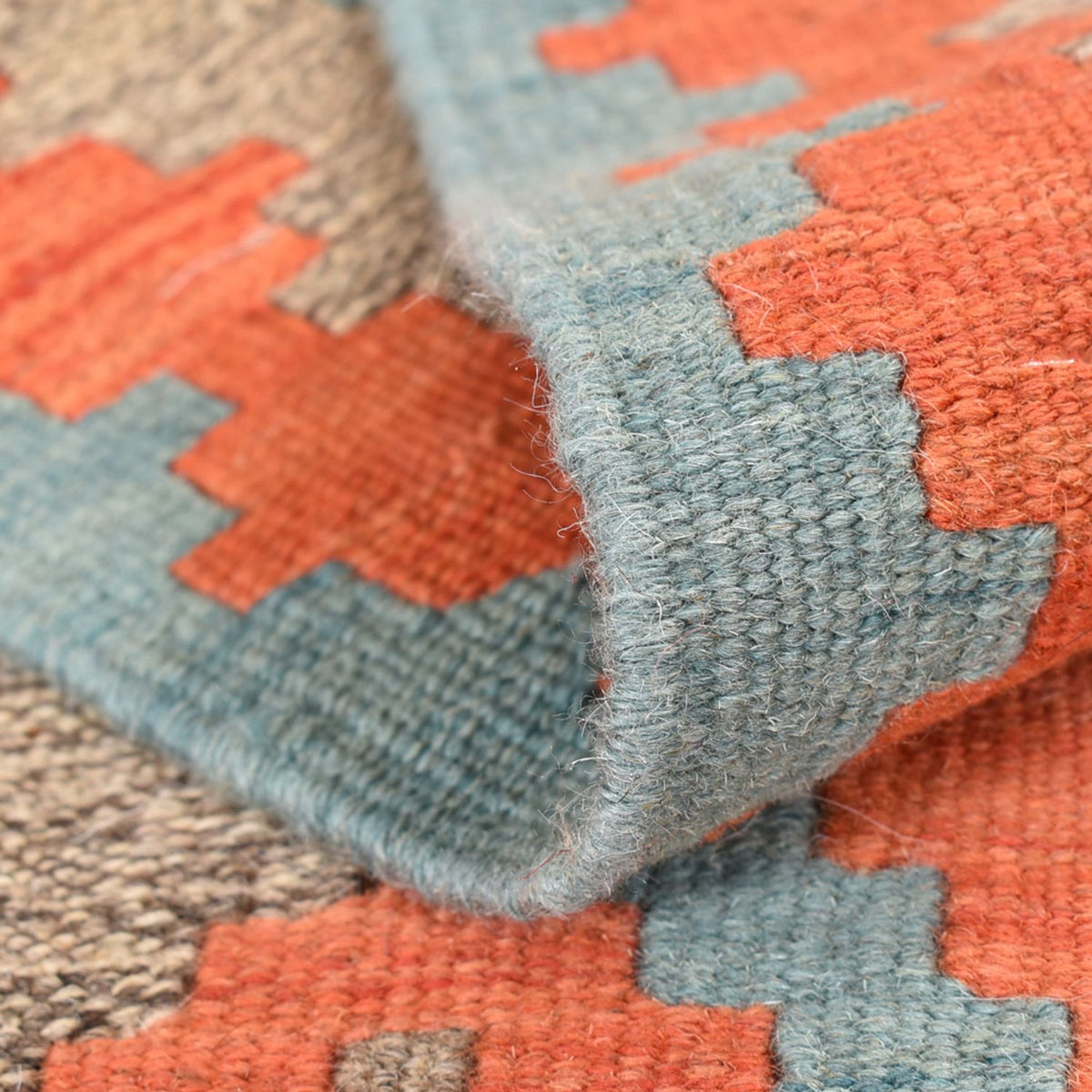 Läufer Kelim - Oriental - 196 x 84 cm - mehrfarbig