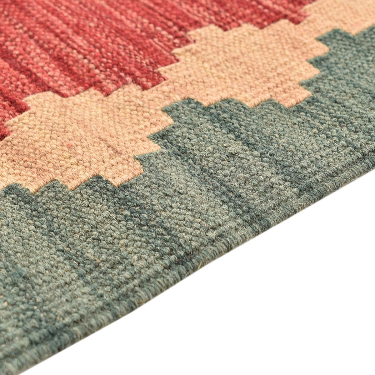 Läufer Kelim - Oriental - 213 x 84 cm - mehrfarbig