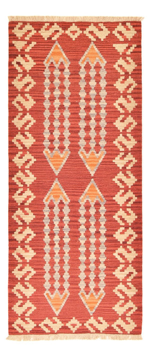 Läufer Kelim - Oriental - 200 x 86 cm - mehrfarbig