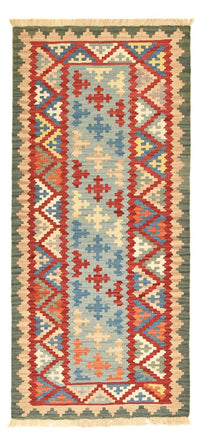 Tapis de couloir Tapis Kelim - Oriental - 194 x 84 cm - multicolore