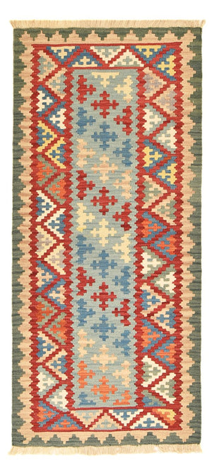 Läufer Kelim - Oriental - 194 x 84 cm - mehrfarbig