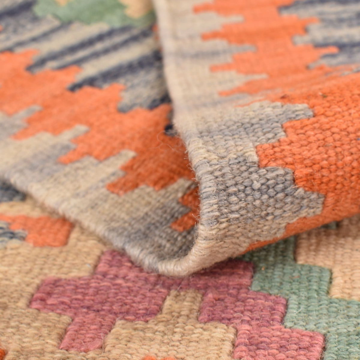 Läufer Kelim - Oriental - 237 x 84 cm - mehrfarbig