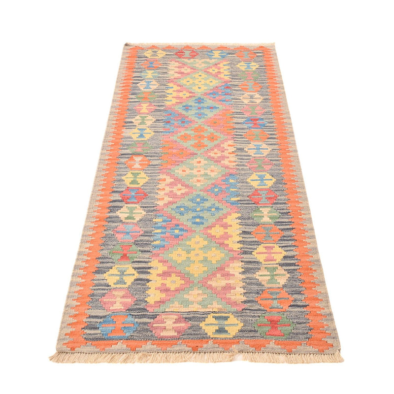 Läufer Kelim - Oriental - 237 x 84 cm - mehrfarbig