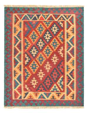 Kelim Teppich - Oriental - 195 x 156 cm - mehrfarbig