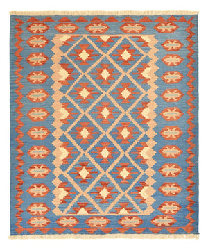Kelim Teppich - Oriental - 193 x 164 cm - mehrfarbig