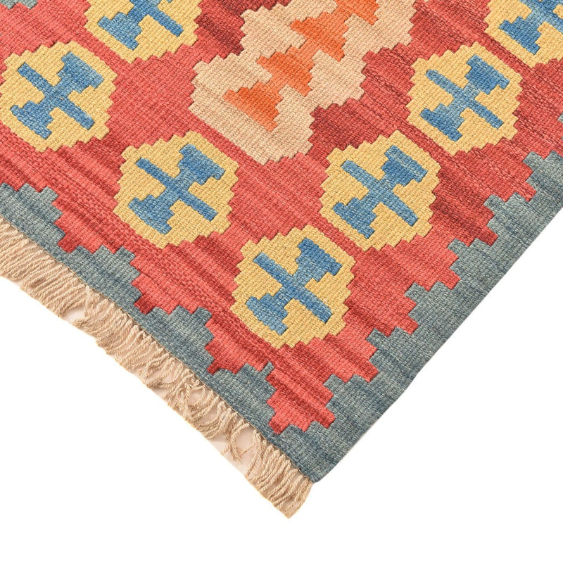 Läufer Kelim - Oriental - 201 x 58 cm - mehrfarbig