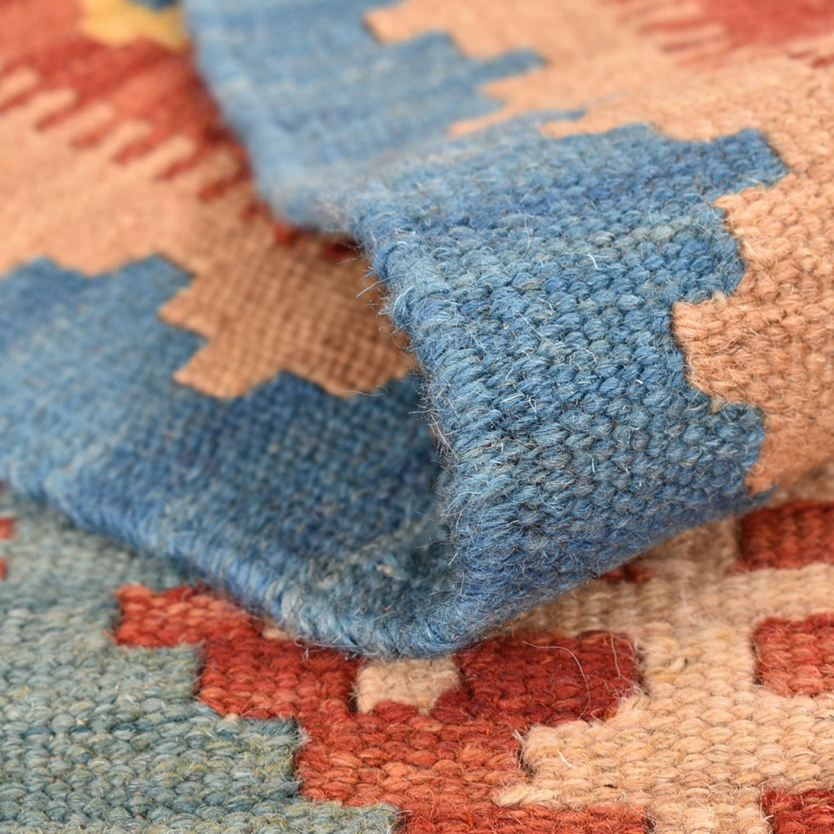 Läufer Kelim - Oriental - 198 x 61 cm - mehrfarbig