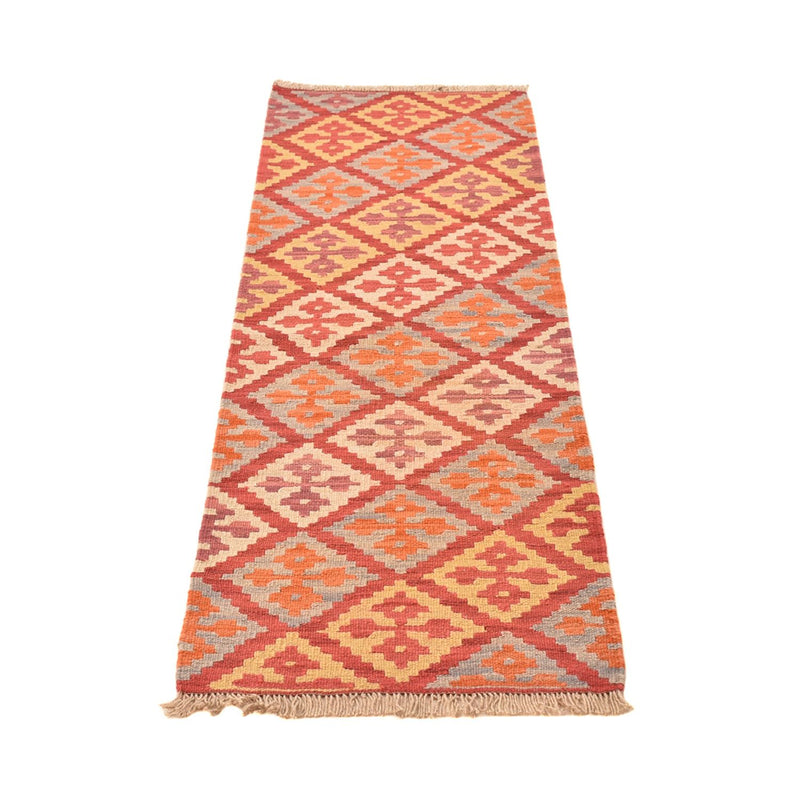 Läufer Kelim - Oriental - 201 x 58 cm - mehrfarbig