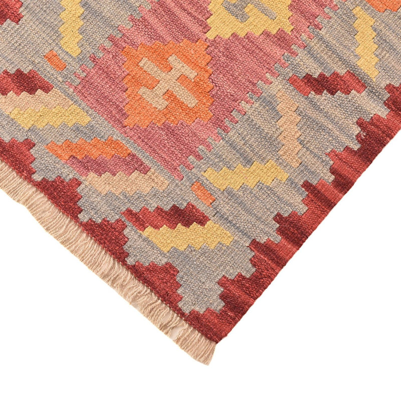 Läufer Kelim - Oriental - 204 x 61 cm - mehrfarbig
