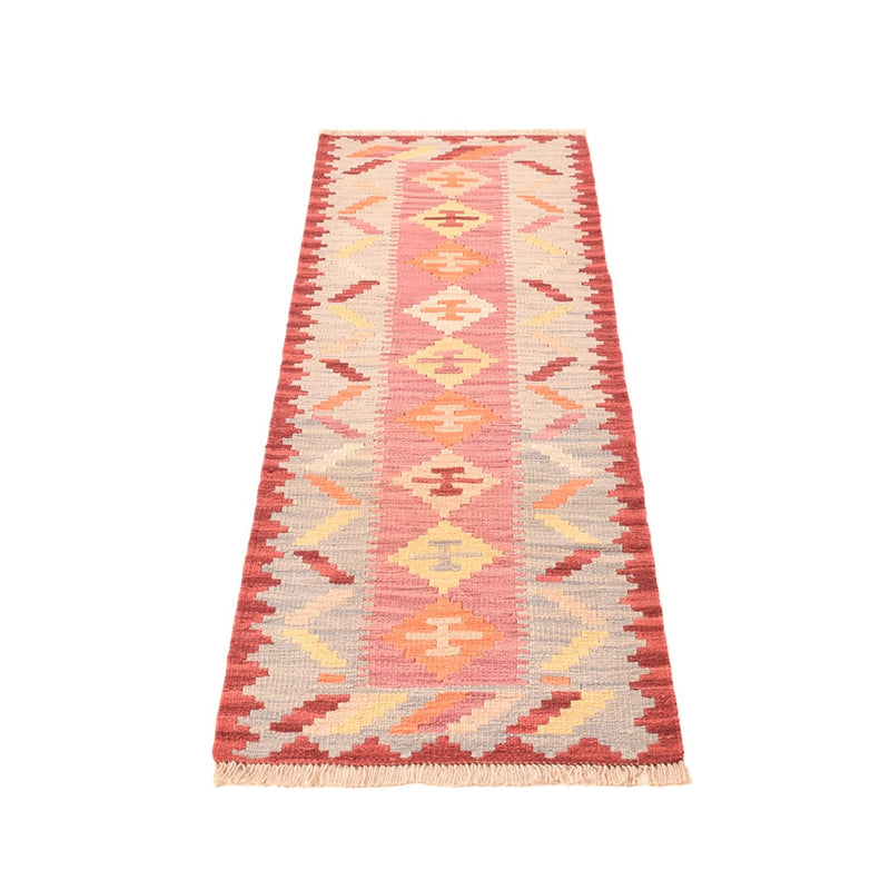 Läufer Kelim - Oriental - 204 x 61 cm - mehrfarbig