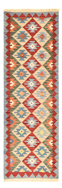 Tapis de couloir Tapis Kelim - Oriental - 199 x 68 cm - multicolore