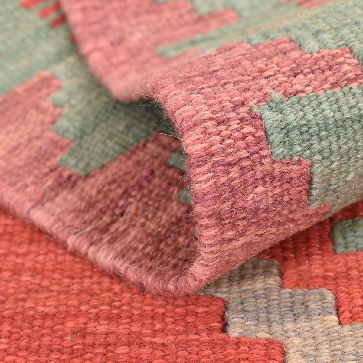 Läufer Kelim - Oriental - 193 x 58 cm - mehrfarbig